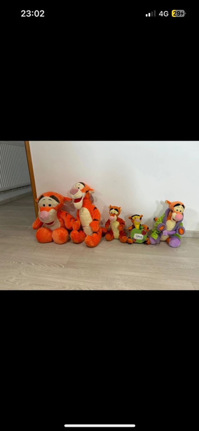 Lot/ Unité peluche tigrou - photo numéro 6