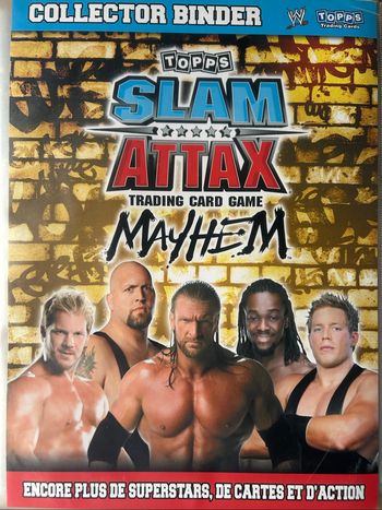 Classeur Cartes WWE Slam Attax Mayhem