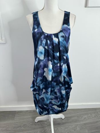 Robe bleue tie and dye H&M T38 M