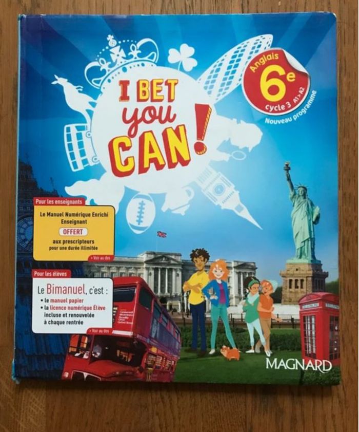 Anglais 6ème - I bet you can - manuel de l’élève