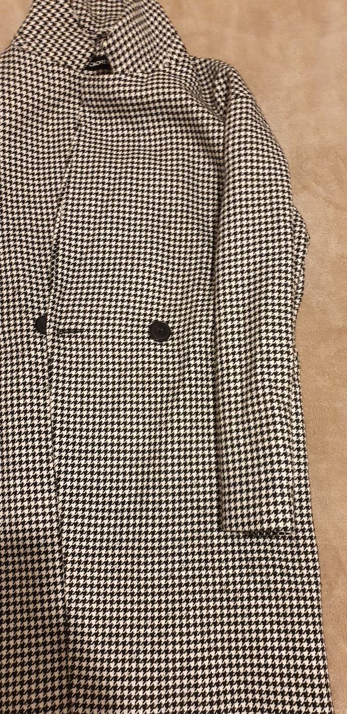 Manteau style pied de poule - photo numéro 3