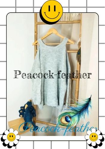 Pull épaules dénudées gris TU (42/46)