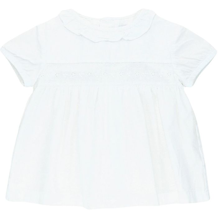 Blouse à manches courtes 12 mois en coton Laranjinha