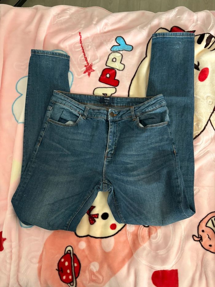 Jeans slim bleu