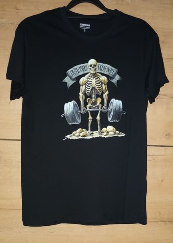 T.shirt squelette musculation