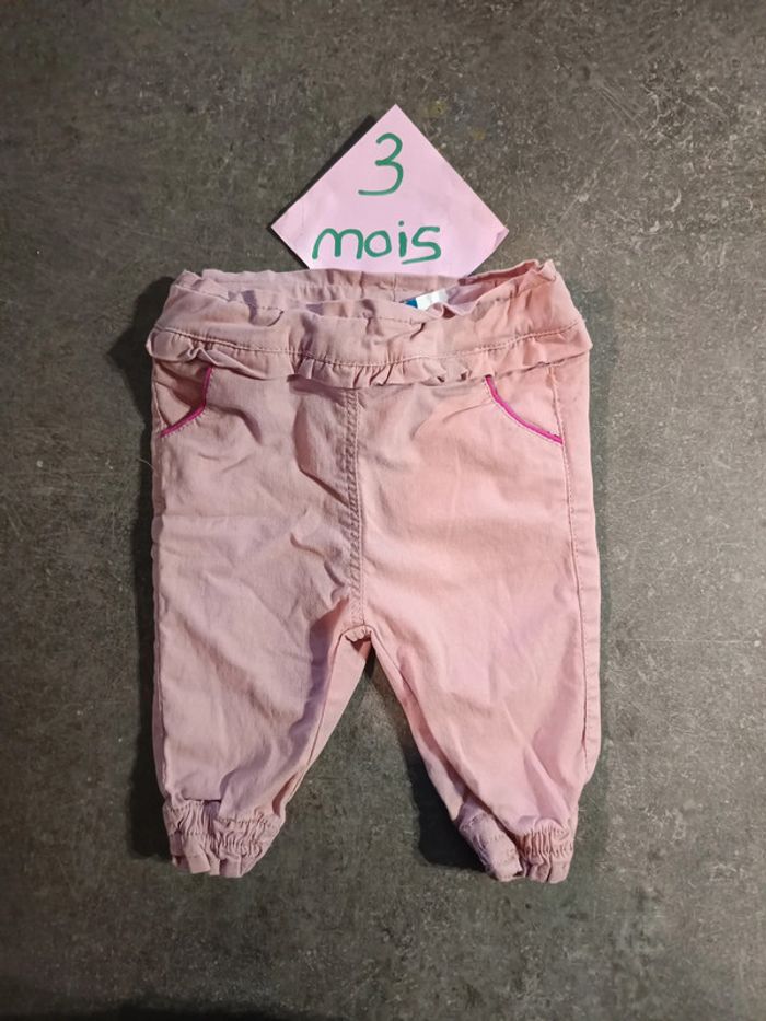 Pantalon rose 3 mois