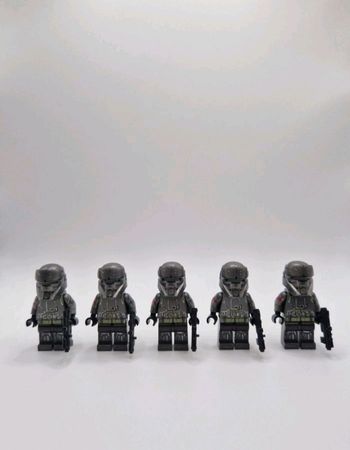 Figurines type lego 5 stormtroopers star wars