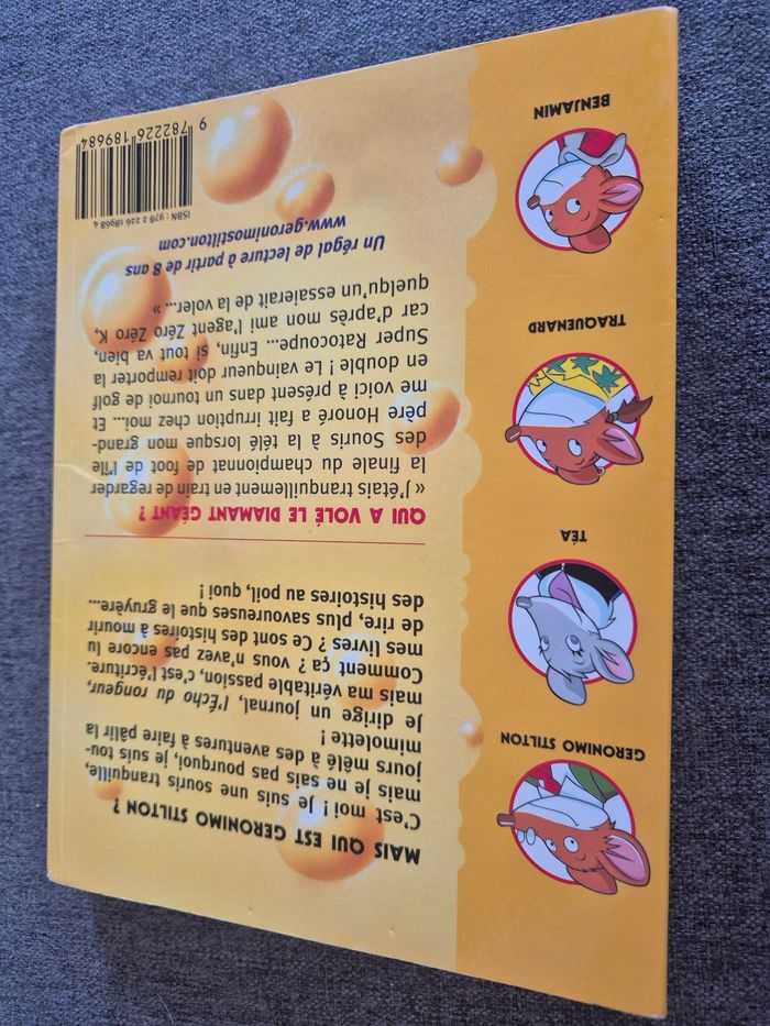 Livre enfants titre Qui a volé le diamant géant - photo numéro 2