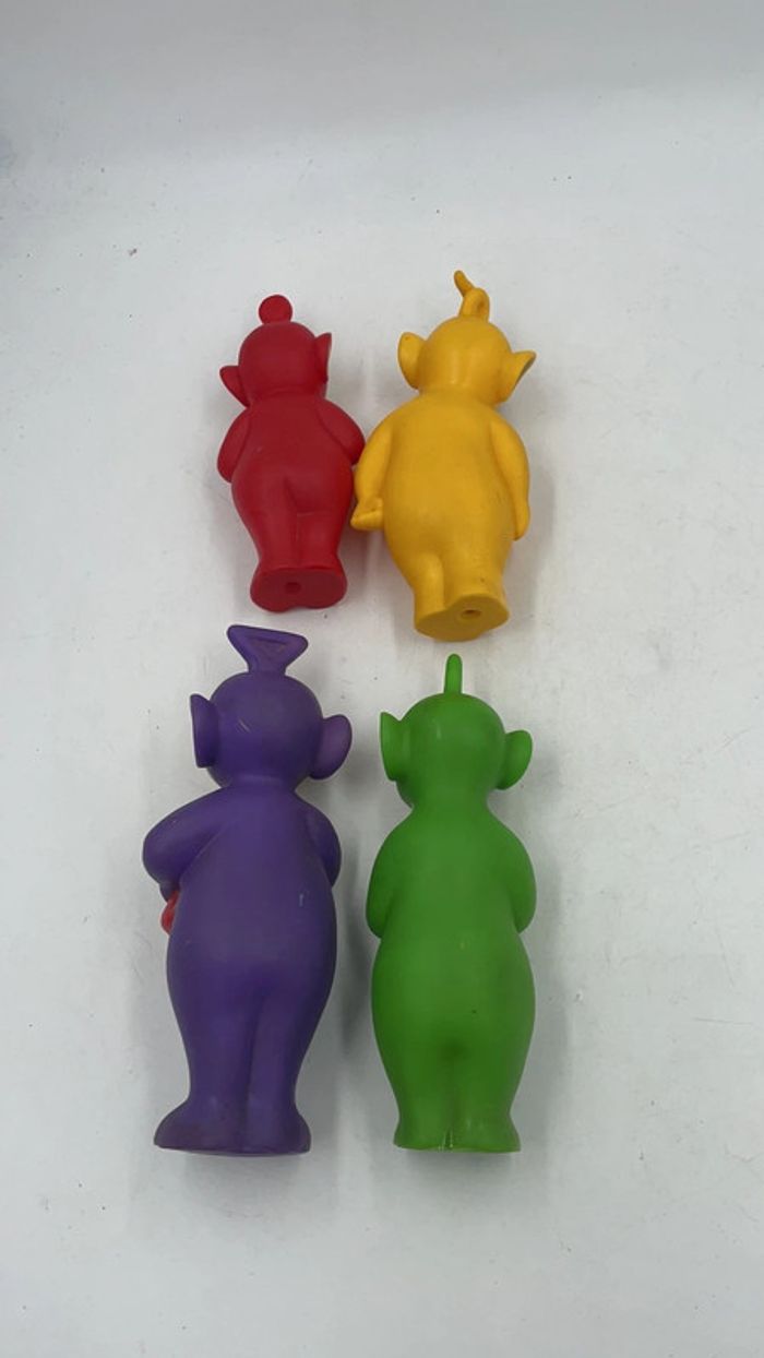 4 figurines Teletubbies « Pouet-Pouet » vintage année 80/90 - photo numéro 3