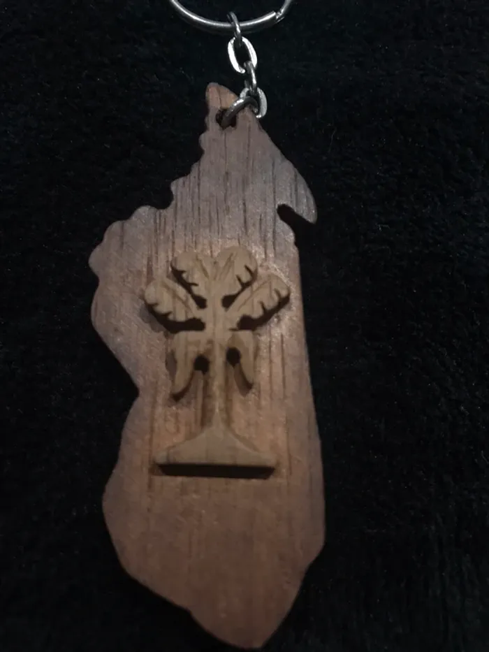Porte clé en bois corse - photo numéro 3