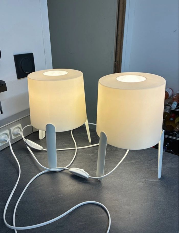 Lot 2 lampes chevet IKEA - photo numéro 2