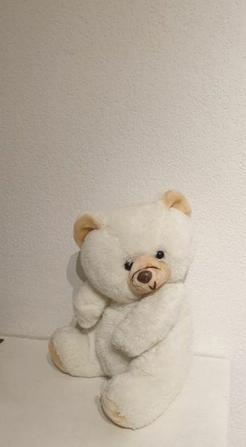 Peluche ours blanc