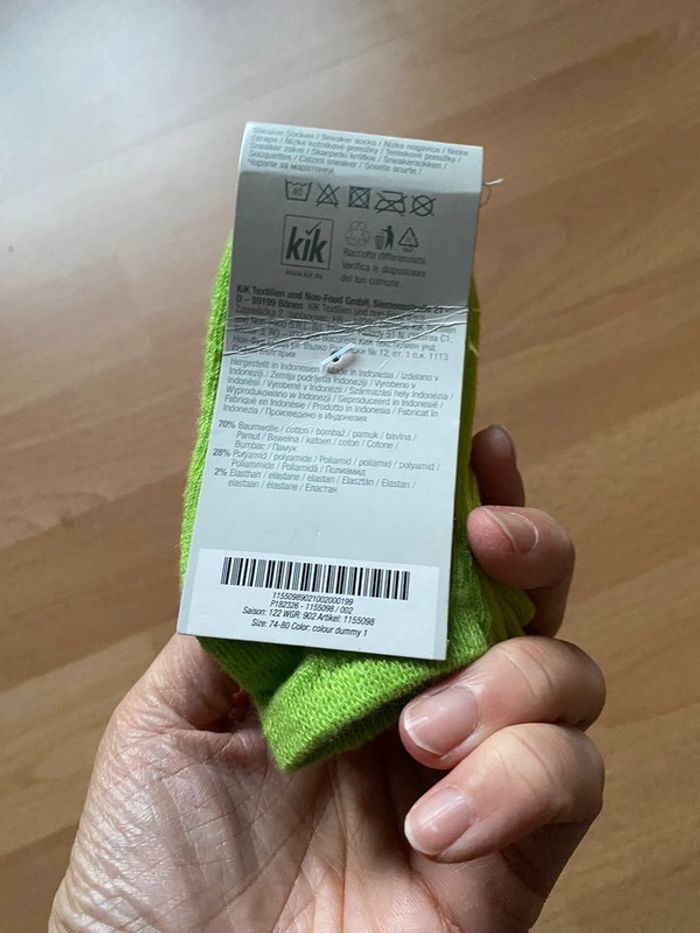 Lot de 4 paires de chaussettes Ergee Taille 74/80 - photo numéro 2