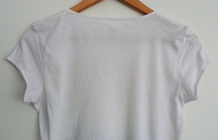 T shirt blanc imprime multicolore. Venice. California. Coton. Taille 38 - photo numéro 3