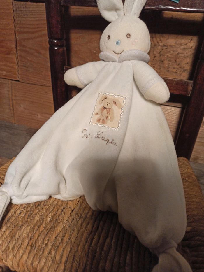 Doudou petit lapun Nounours tbe - photo numéro 2
