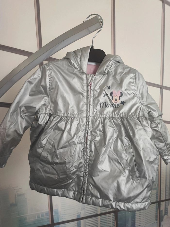 Doudoune métallisée Minnie taille 12 mois - photo numéro 2