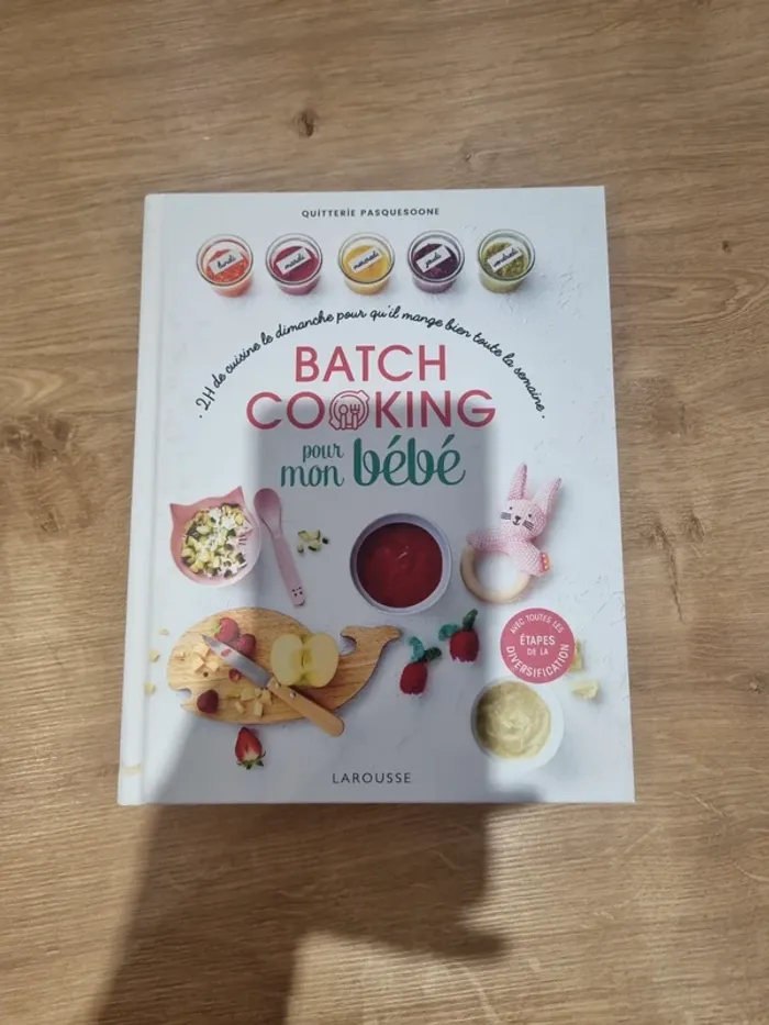 Livre batch cooking pour bébé