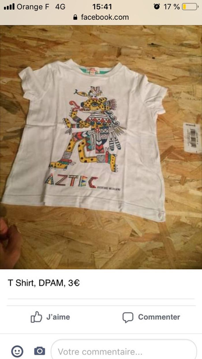 T shirt Aztec