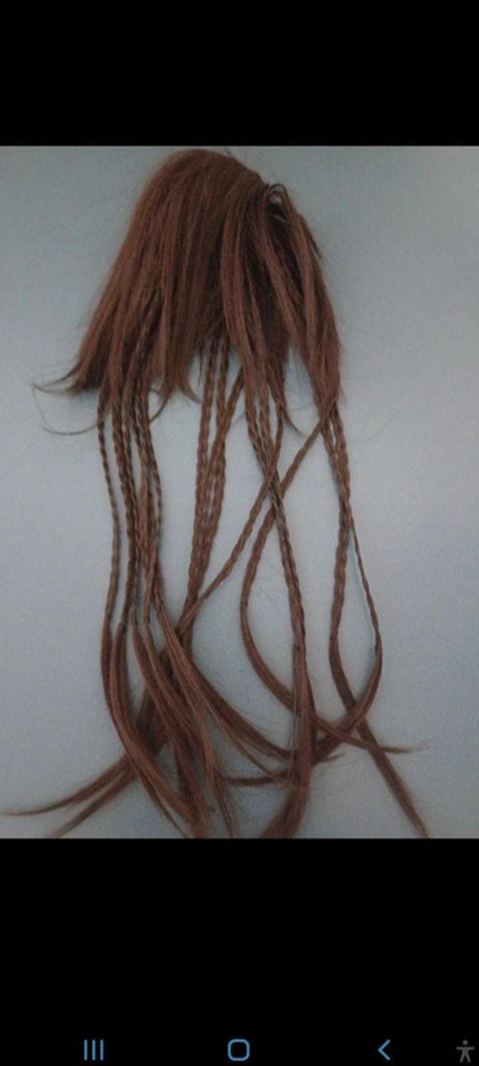Chouchou Rallonge de cheveux brun neuf - photo numéro 2