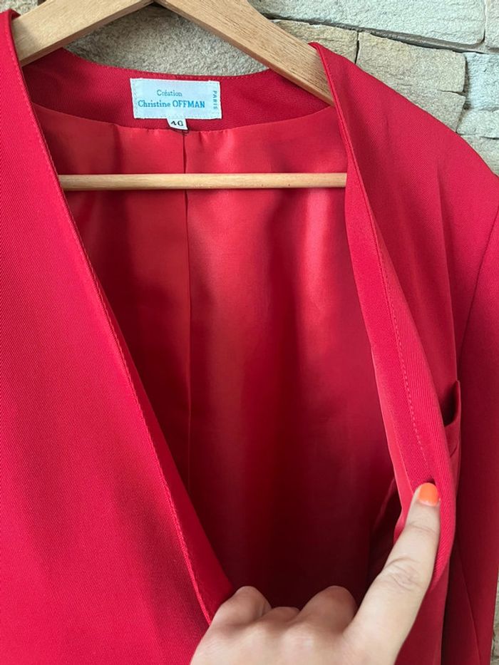 Jolie veste taille 40 parfait état Christine Offman Paris - photo numéro 4