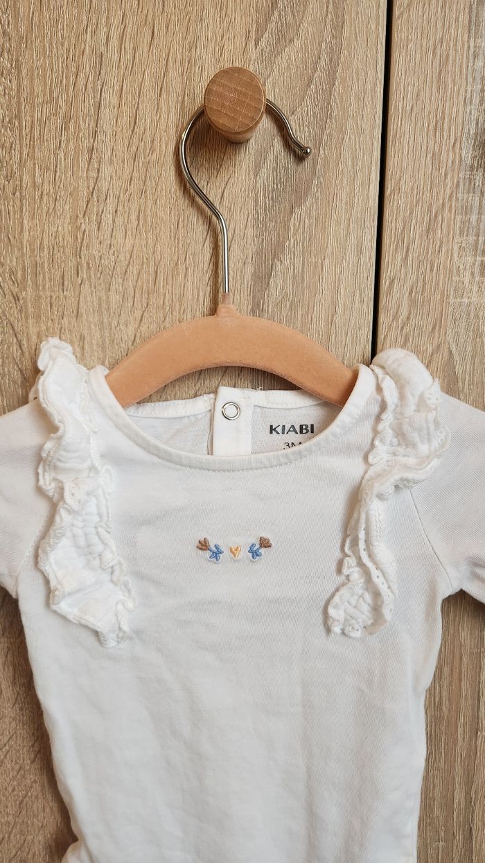 Body manches longues KIABI – Taille 3 mois - photo numéro 2