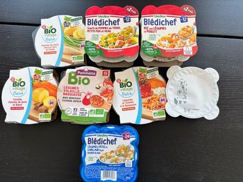 Lot de 10 Pots bébé bledichef 12/24 mois