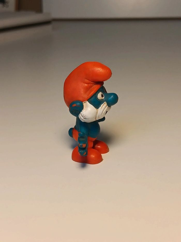 Figurine vintage Grand Schtroumpf peyo W.germany - photo numéro 2