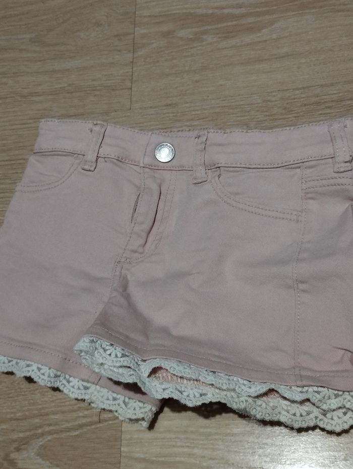 Short en un jean rose