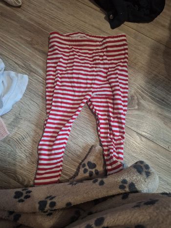 Legging rayure 9 mois