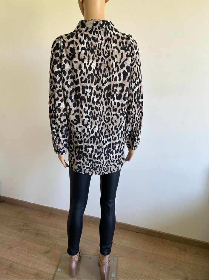 Chemise léopard à manches longues Milan Kiss taille M jamais portée - photo numéro 6
