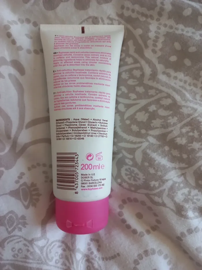 Gel anti cellulite au cacao Byphasse neuf - photo numéro 2