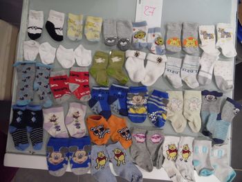 lot de 26 paires des chaussette 21 /23
