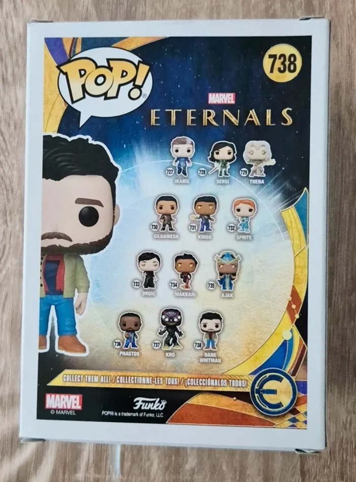 Figurine funko pop Marvel Eternals - Dane Whitman #738 - Neuf - photo numéro 3