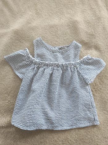 Haut été vichy fille 3/4 ans 104 cm