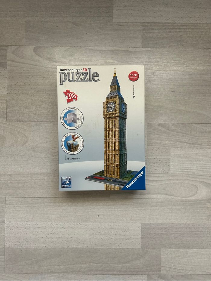Puzzle 3D Ravensburger Big Ben – 216 pièces