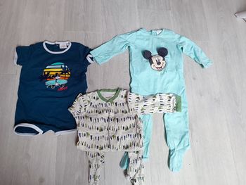 Lot de 3 pyjamas léger