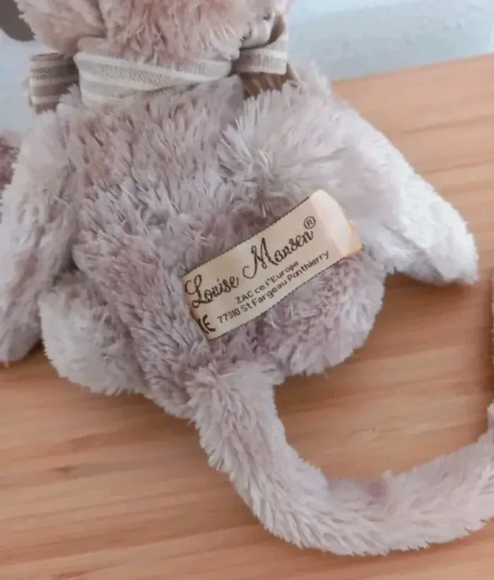 Peluche souris Louise Mansen 21cm - photo numéro 6