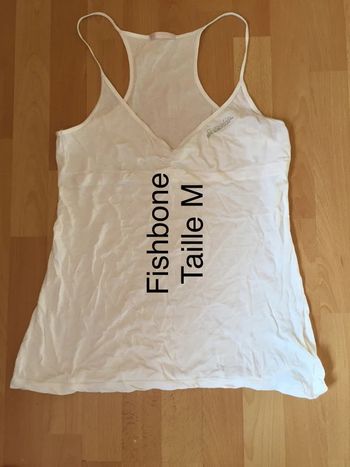 Top Fishbone blanc Taille M