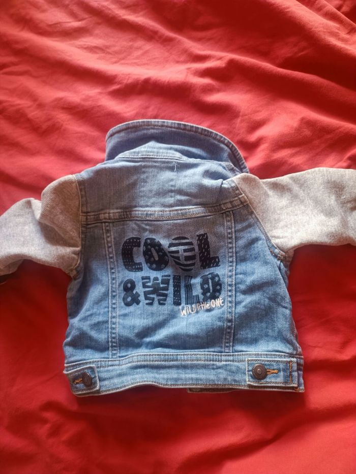 Veste jean bébé 6 mois - photo numéro 4
