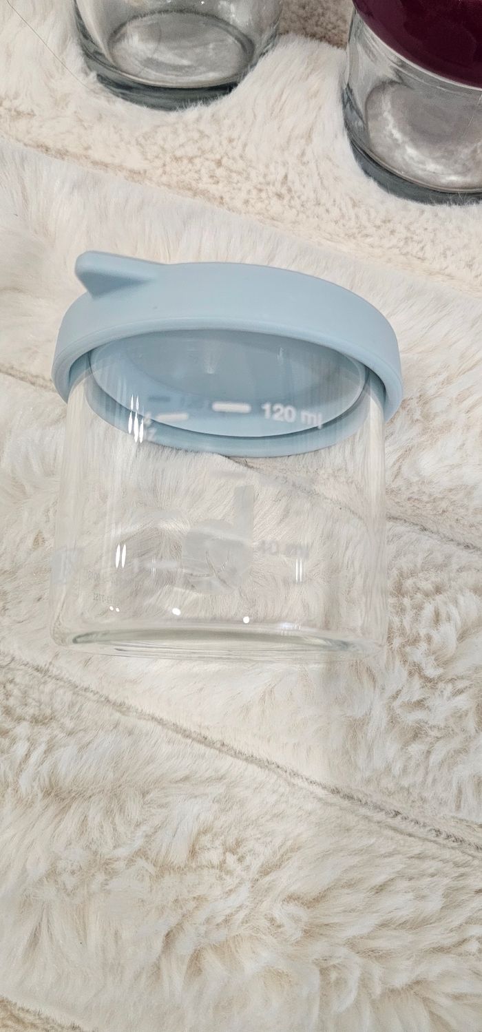 Lot de 9 pots en verre Babymoov excellent état - photo numéro 9