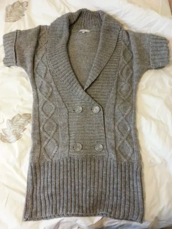 Pull/robe gris Etam taille 36/S