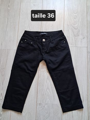 Pantacourt jeans taille 36 miss RJ