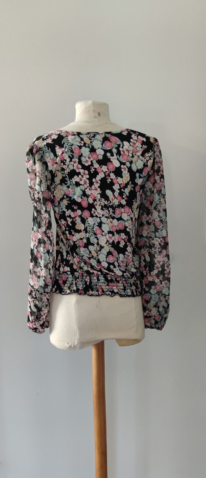 Blouse Cache Cache fleurie chic – Taille S - photo numéro 2