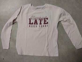 haut tee shirt manches longues fille 10 ans