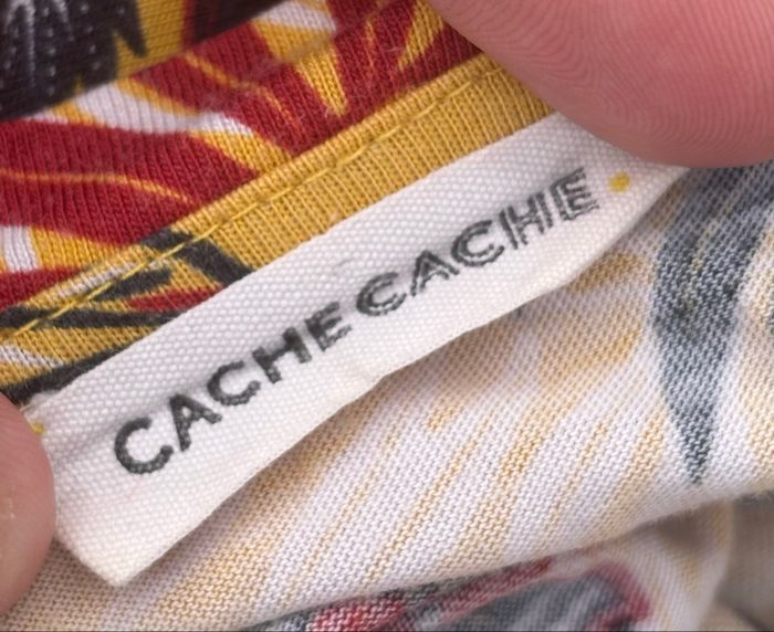 T-shirt imprimé fleuri 🌺 Cache Cache 🏷 Taille : 36 - photo numéro 4