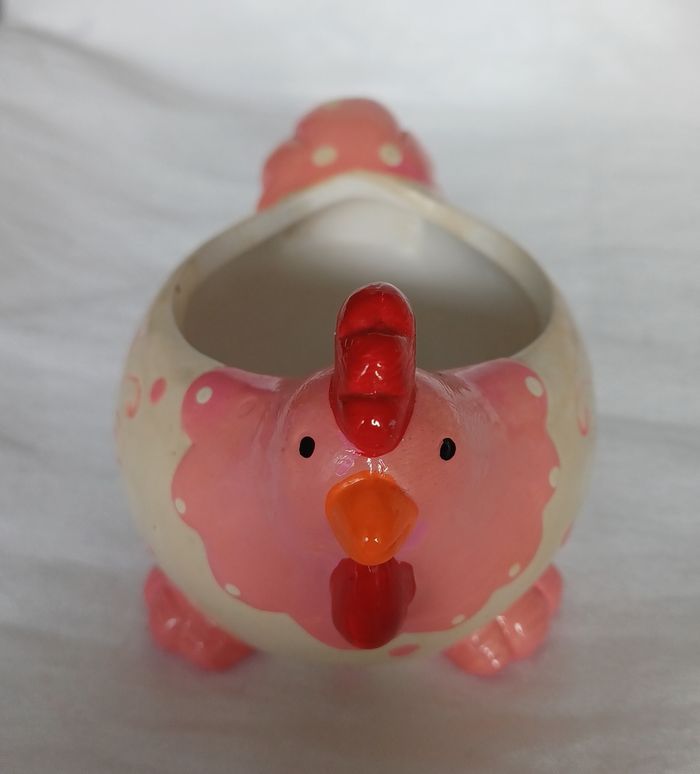 Petit cache pot poule - photo numéro 3