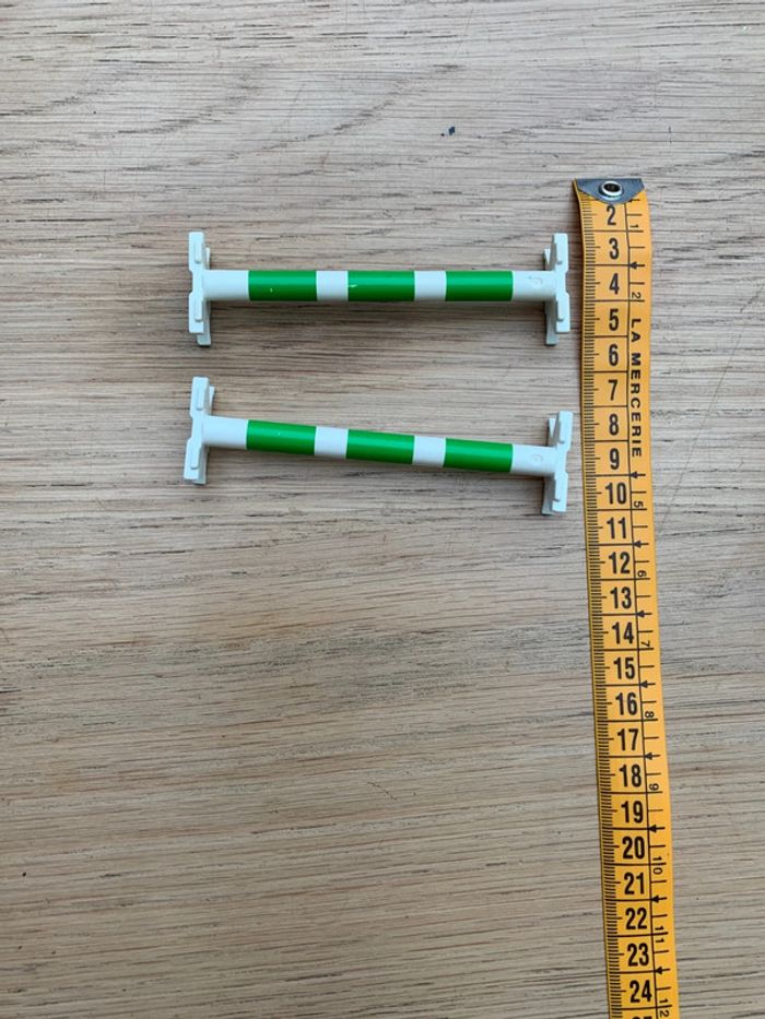 Jouet lot de barre pour chevaux manège saut obstacle vert