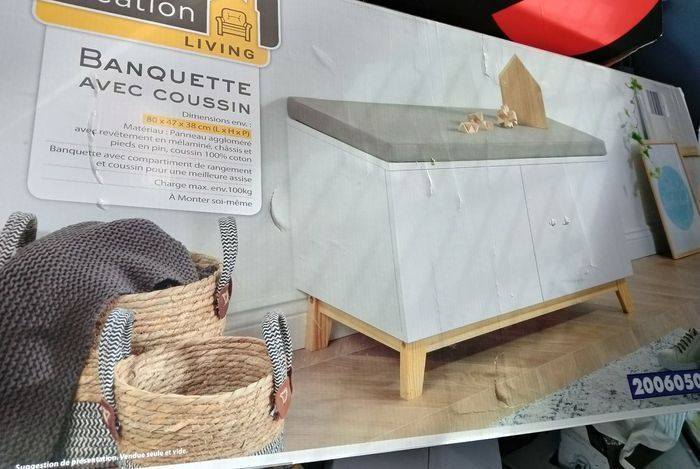 Banquette coffre 🎁 NEUF