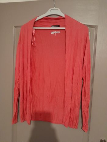 Veste corail et grise libélule season taille xl