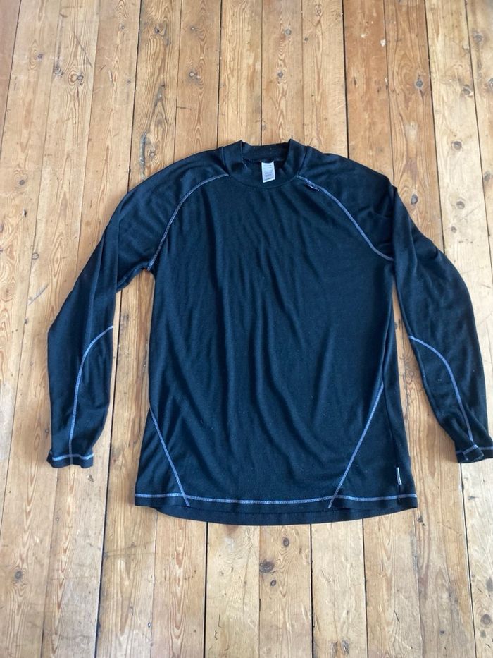 T-shirt thermique noir xl wedze oxylane Decathlon